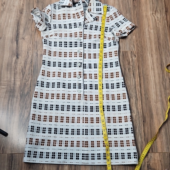 Bleeker Street Vintage Women’s Plaid Collard Dress - Picture 13 of 13